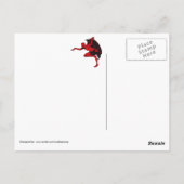 悪魔からのハロウィーンの挨拶"ハッピーハロウィーン" ポストカード (裏面)