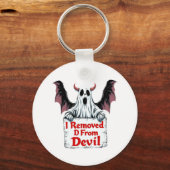 悪魔からDを除去 – Darkファンタジーゴシック キーホルダー (裏面)