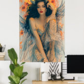 悪魔かわいらし10034 ポスター (ホームオフィス)