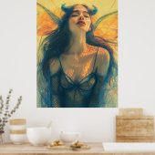 悪魔かわいらし10037 ポスター (キッチン)