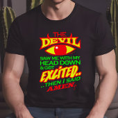 悪魔が喜ぶ牧師 キリスト教 トライブレンドTシャツ