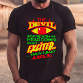 悪魔が喜ぶ牧師 キリスト教 トライブレンドTシャツ