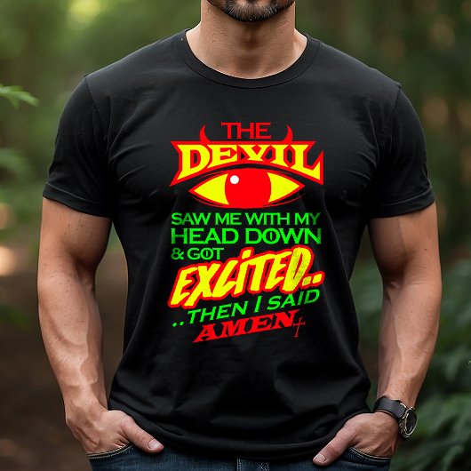 悪魔が喜ぶ牧師 キリスト教 トライブレンドTシャツ