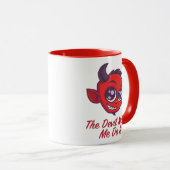 悪魔が私にそれをさせた マグカップ (正面右)