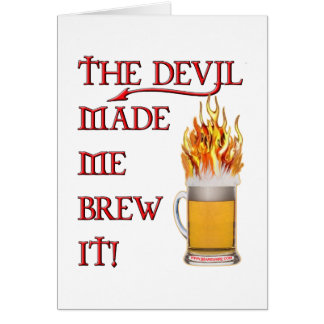 悪魔が私にそれを醸造した – ビール