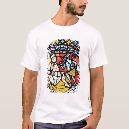 悪魔が苦しめる仕事12世紀(汚れる Tシャツ (正面)