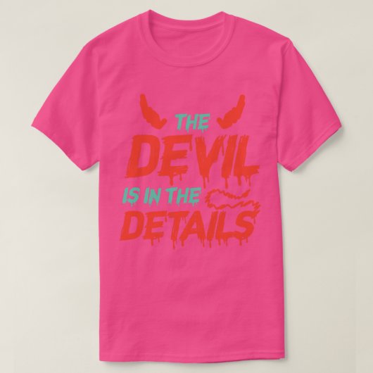 悪魔が詳細 Tシャツ (デザイン正面)