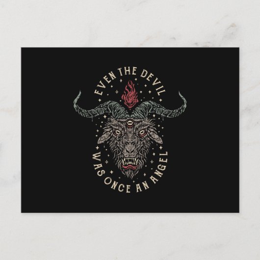 悪魔でさえも一度は天使だった ポストカード (正面)