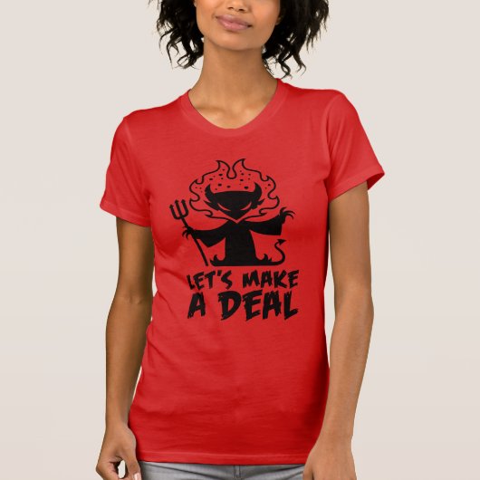 悪魔と取引しよう Tシャツ (正面)