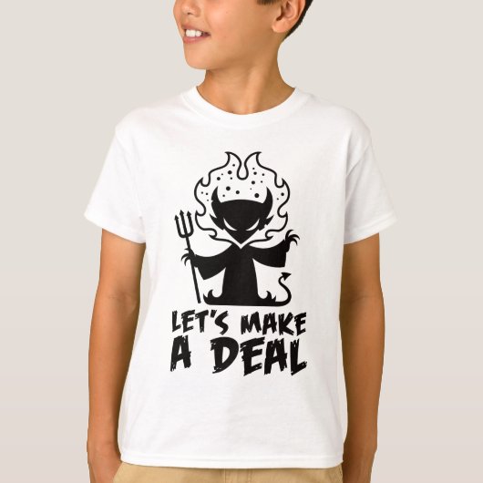 悪魔と取引しよう Tシャツ (正面)