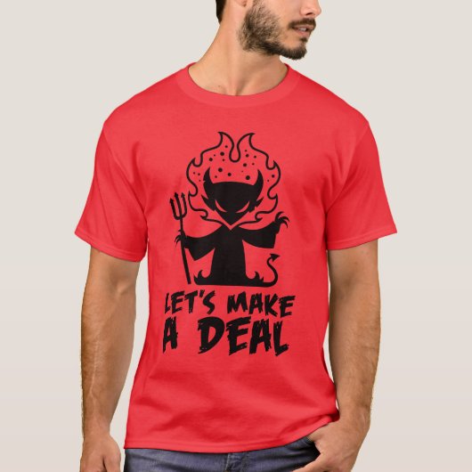 悪魔と取引しよう Tシャツ (正面)