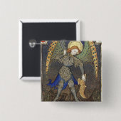 悪魔と大天使の聖マイケル 缶バッジ (正面&裏面)