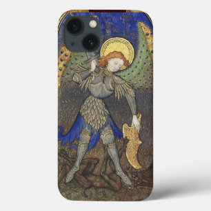 悪魔と大天使の聖マイケル iPhone 13ケース