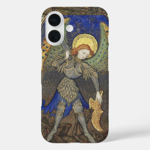 悪魔と大天使の聖マイケル iPhone 16ケース