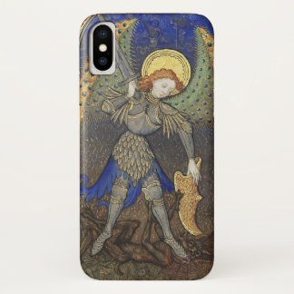 悪魔と大天使の聖マイケル iPhone X ケース