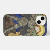悪魔と大天使の聖マイケル iPhoneケース (裏面横)