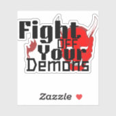 悪魔と戦う シール (シート)