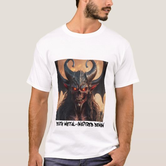 悪魔と闇を解き放つ Tシャツ (正面)