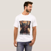 悪魔と闇を解き放つ Tシャツ (正面フル)