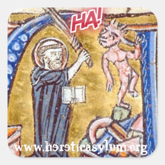 悪魔とHA! スクエアシール (正面)