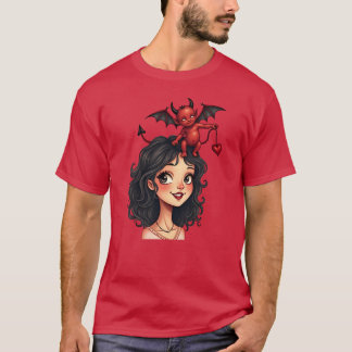 悪魔な友達 Tシャツ
