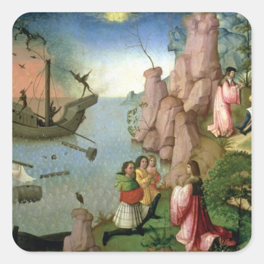 悪魔によって引き起こされる難破 スクエアシール (正面)