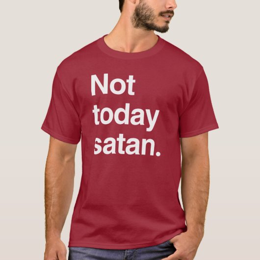 悪魔に今日は勝つ Tシャツ (正面)