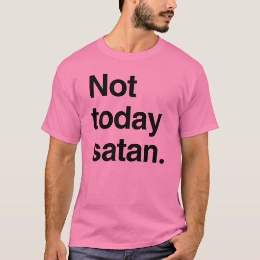 悪魔に今日は勝つ Tシャツ (正面)