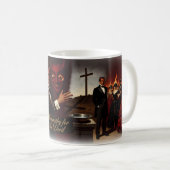 悪魔に共感タキシードダークチャームマグ コーヒーマグカップ (正面右)