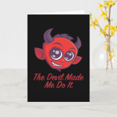 悪魔に憑かれたんだ カード (黄色い花)