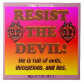 悪魔に抵抗して下さい! タイル (正面)