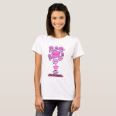 悪魔に抵抗せよ - ピンクロゴ - Tシャツ (正面フル)