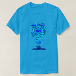 悪魔に抵抗せよ - ブルーロゴ - Tシャツ