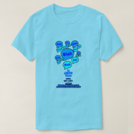 悪魔に抵抗せよ - ブルーロゴ - Tシャツ