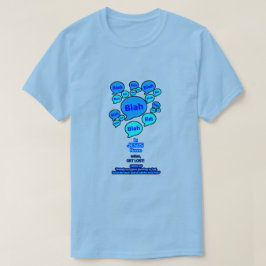 悪魔に抵抗せよ - ブルーロゴ - Tシャツ