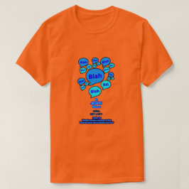 悪魔に抵抗せよ - ブルーロゴ - Tシャツ