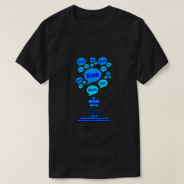 悪魔に抵抗せよ - ブルーロゴ - Tシャツ