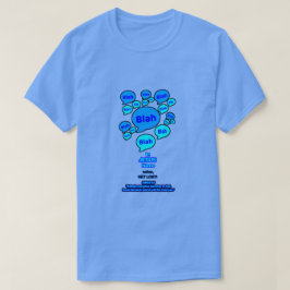 悪魔に抵抗せよ - ブルーロゴ - Tシャツ