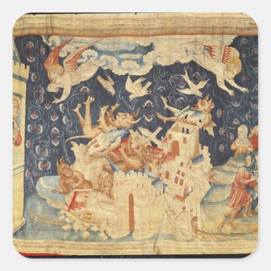 悪魔に襲われたバビロン スクエアシール (正面)