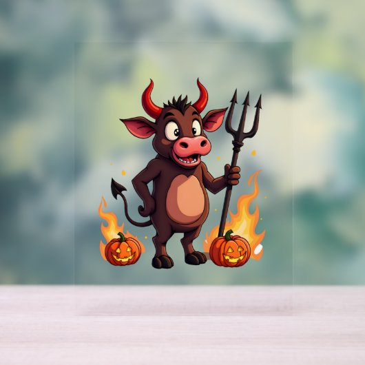 悪魔のいたずら アクリルサイン (ニュートラル)