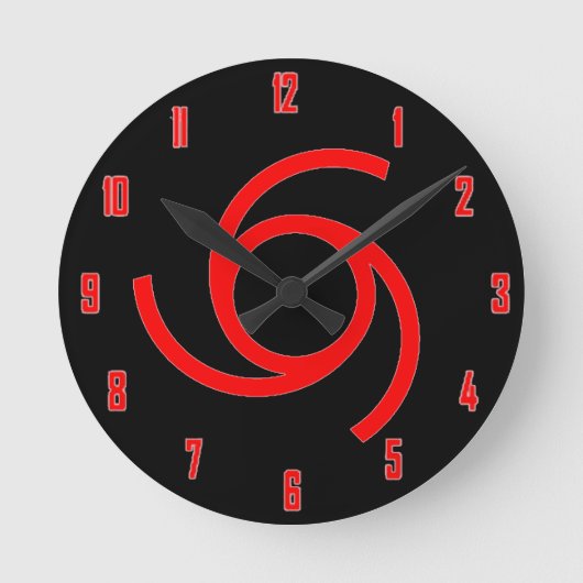 悪魔のしるし ラウンド壁時計 (正面)