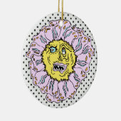 悪魔のよういデイジーのオーナメント セラミックオーナメント (右)