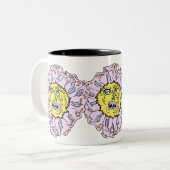 悪魔のよういデイジーのコップ ツートーンマグカップ (正面左)