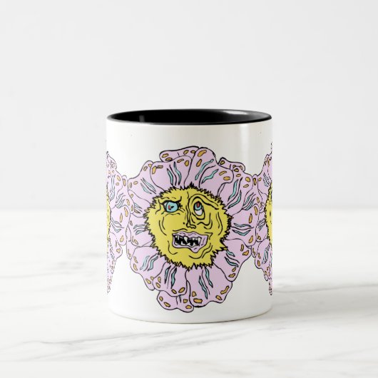 悪魔のよういデイジーのコップ ツートーンマグカップ (中央)