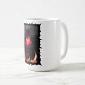 悪魔のようなスマイル コーヒーマグカップ (正面右)