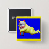 悪魔のような小さい子 缶バッジ (正面&裏面)