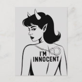 悪魔のような無邪気な女 ポストカード (正面)