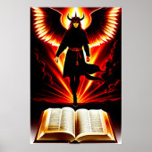 悪魔のような聖書 | AIアートポスター ポスター (正面)