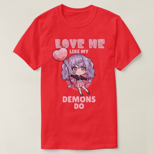 悪魔のように私を愛する9 Tシャツ (デザイン正面)