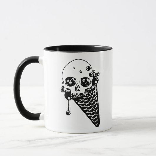 悪魔のアイスコーン マグカップ (左)